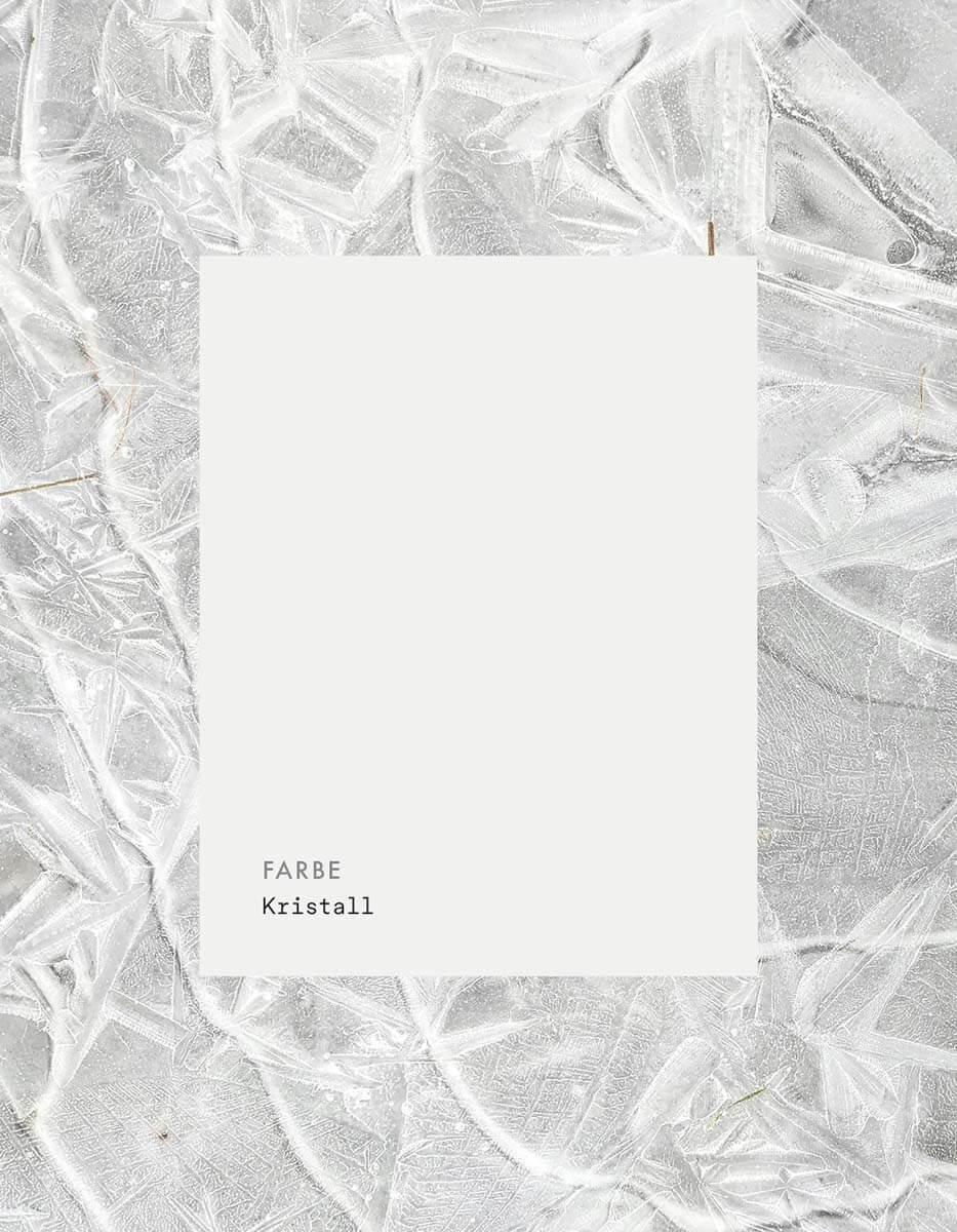 Farbe kristall